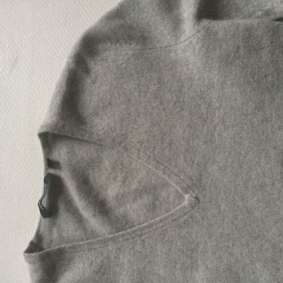 Fabiani Sweater Cashmere Pullover Gray Long Sleeve - Picture 5 of 6